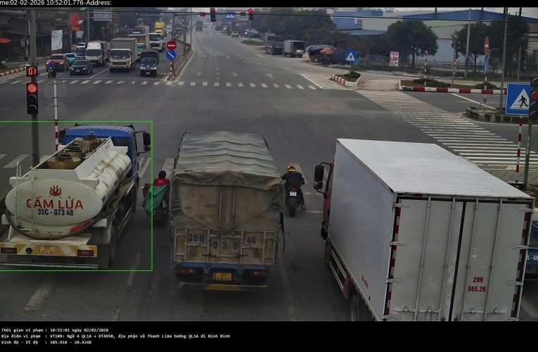 Thống báo danh sách 565 phương tiện vi phạm được phát hiện qua hệ thống giám sát và thiết bị nghiệp vụ tuần thứ hai tháng 2/2026
