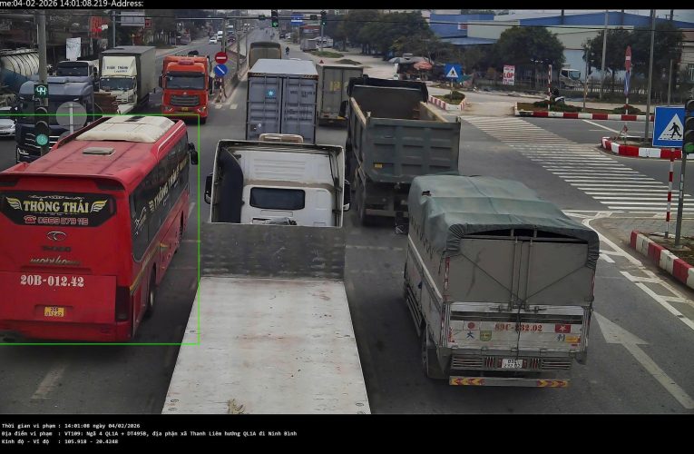 Thông báo danh sách 565 phương tiện vi phạm được phát hiện qua hệ thống giám sát và thiết bị nghiệp vụ tuần thứ hai tháng 2/2026