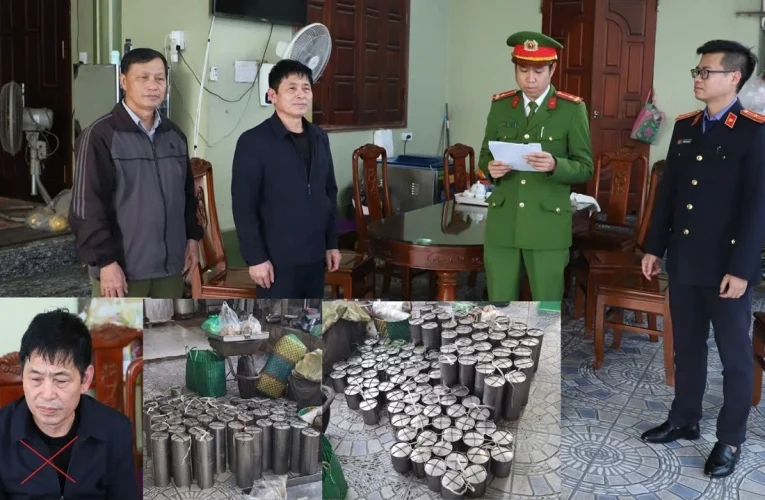 Hàng trăm kg giò chả, giăm bông chưa hàn the ở xã Nam Xang bị thu giữ, khởi tố chủ cơ sở sản xuất