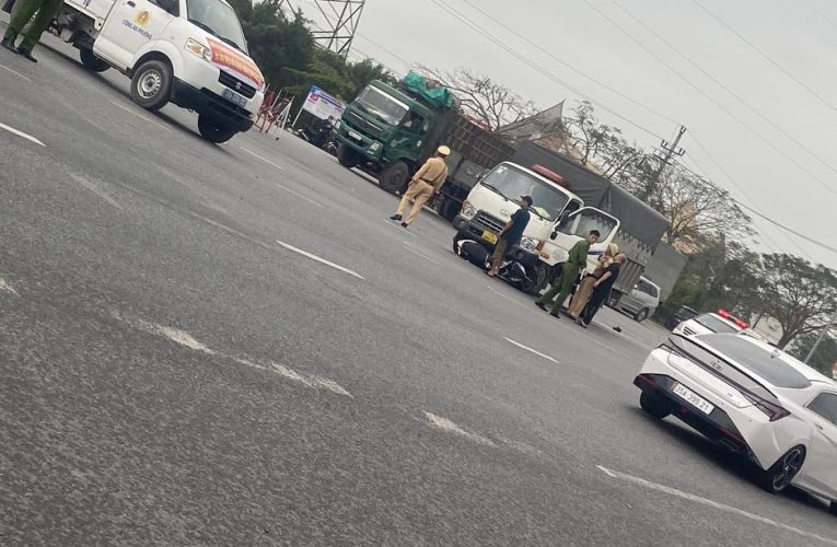 [VIDEO] Hiện trường vụ TNGT tại QL10 đoạn đối diện nhà hàng Cánh Diều Vàng