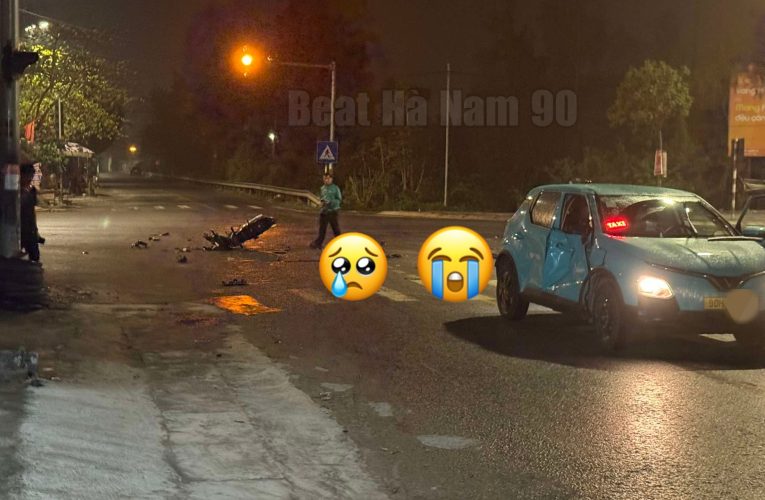 Hiện trường full vụ TNGT tại ngã 4 Tiên Tân – Phủ Lý